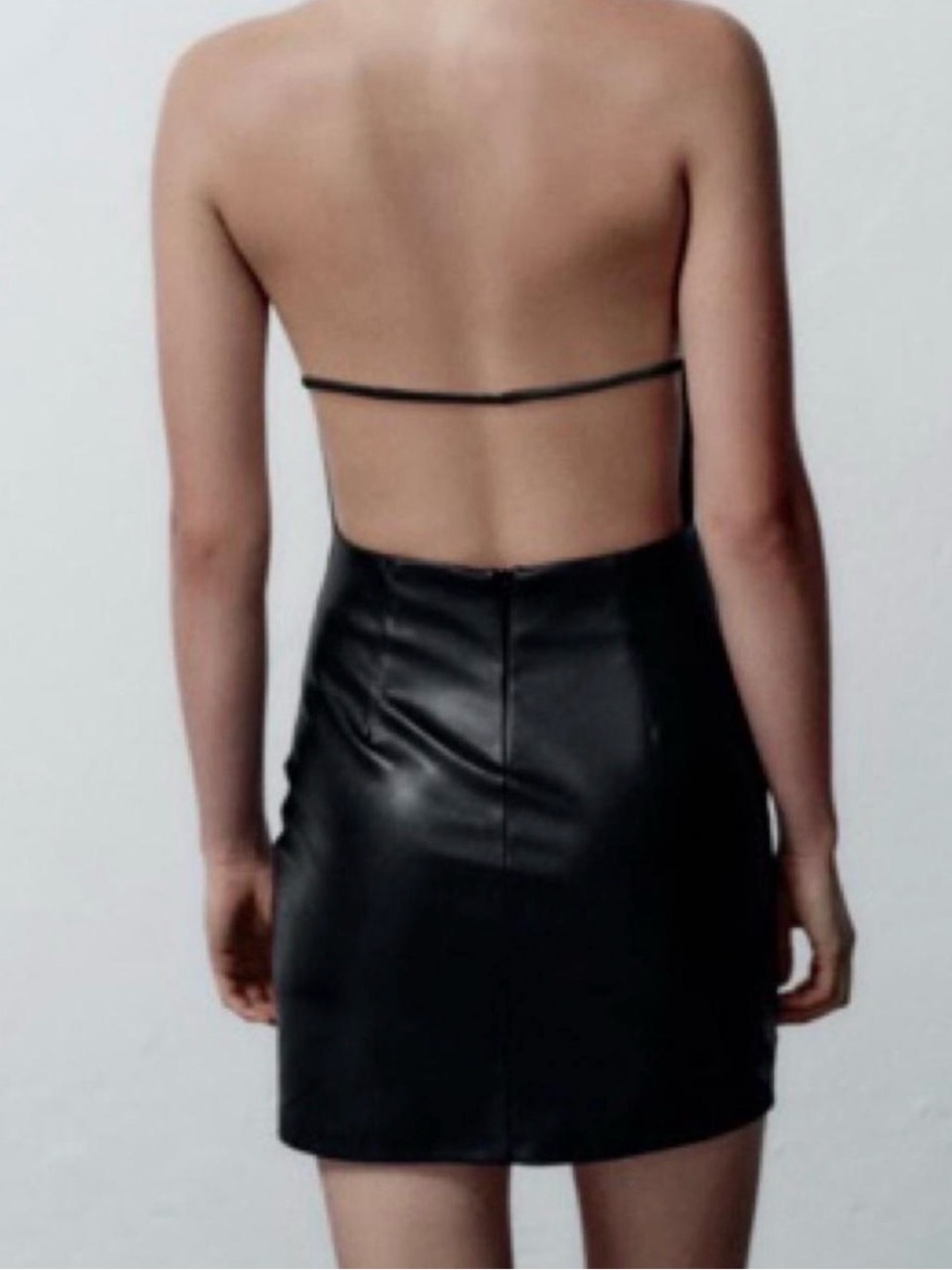 Zara leather mini dress - Picture 4 of 5